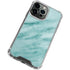 Turquoise Marble iPhone 13 Pro Max Clear Case